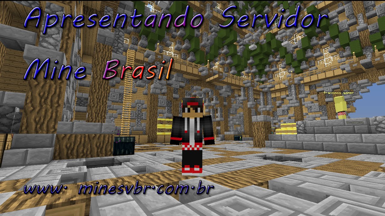APRESENTANDO SERVIDOR : MINECRAFT: MINE BRASIL 1.8 1.9 1. 10 PIRATA E ...
