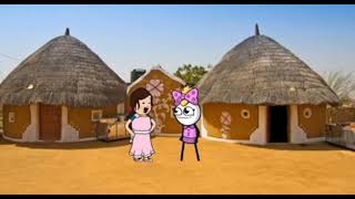 लंबा है मैडम लंबा तेरी जान कसम है लंबा funny #comedy# animation #cartoon #video #tween #craft #short