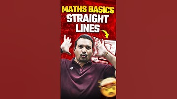 Straight Lines | Maths Basics | #straightlines #maths #kiransir