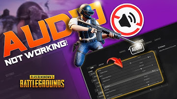 How to Fix Audio Not Working in PUBG Battlegrounds on PC | Resolve Sound Issues in PUBG PC