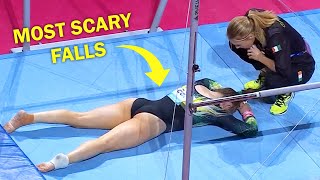 Most SCARY Falls in Gymnastics 😱 screenshot 5