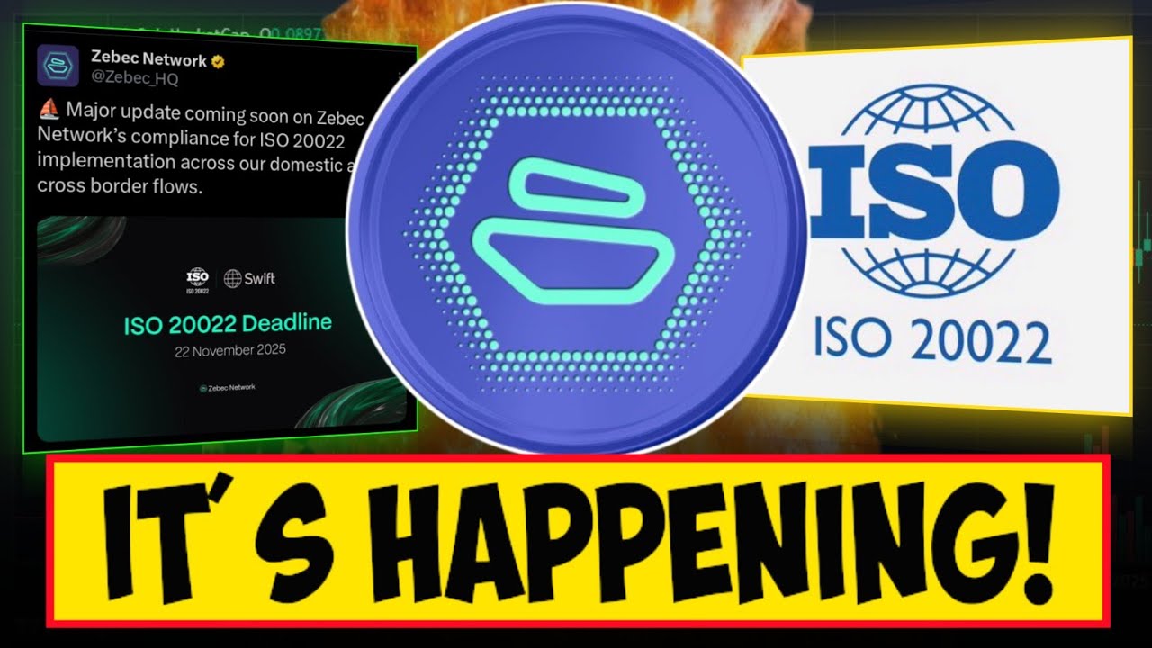 🚨$ZBCN BREAKING OUT | ISO 20022 COMPLIANCE JUST WENT LIVE - INSTITUTIONAL  ADOPTION INCOMING🚀 - YouTube