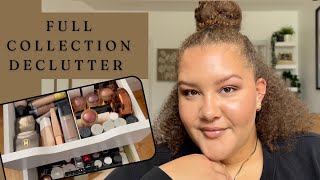 FULL Makeup Collection Declutter | a relaxing deep dive into my collection