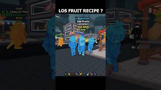 LOS FRUITS Recipe Summer Fuse machine #roblox #stealabrainrot