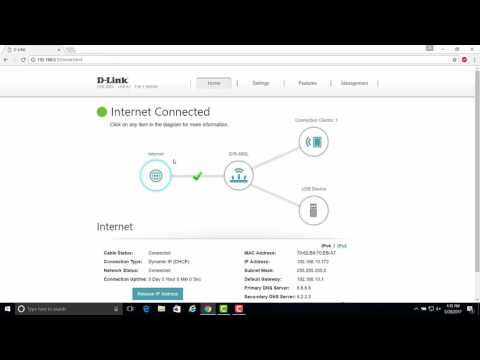 How to change the IP address of a D Link router