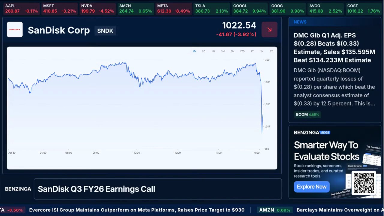 SanDisk Q3 FY26 Earnings Call | $SNDK | 🔴 WATCH LIVE