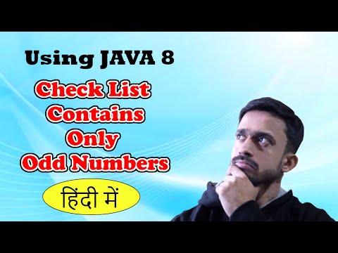 JAVA 8 Program to Check List Contains Only Odd Number | Java Interview  | हिंदी में | CodeMyth