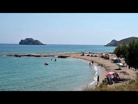 Παραλία Ξερόκαμπος/ Xerokambos beach, Crete in 4K