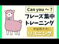 使える！「Can you～?」フレーズ集中トレーニング【リスニング】 使える英会話フレーズ 初級　聞き流し英語