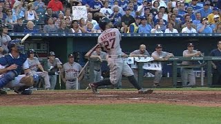 HOU@KC: Altuve hits soft pop fly as Marisnick scores screenshot 4