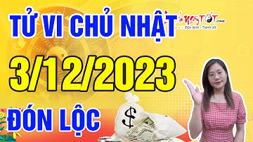 Tử Vi Hàng Ngày 3/12/2023 Chủ Nhật Chúc Mừng Con Giáp Đón Lộc Thần Tài Tiền Vàng Về Ngập Nhà