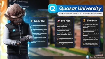 Quasar University for FiveM | Become a Certified Developer & Grow Your RP Server Fast