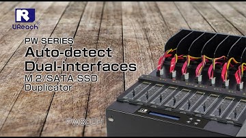 U-Reach ⎮ Auto-detect Dual-interfaces M.2 / SATA  SSD Duplicator