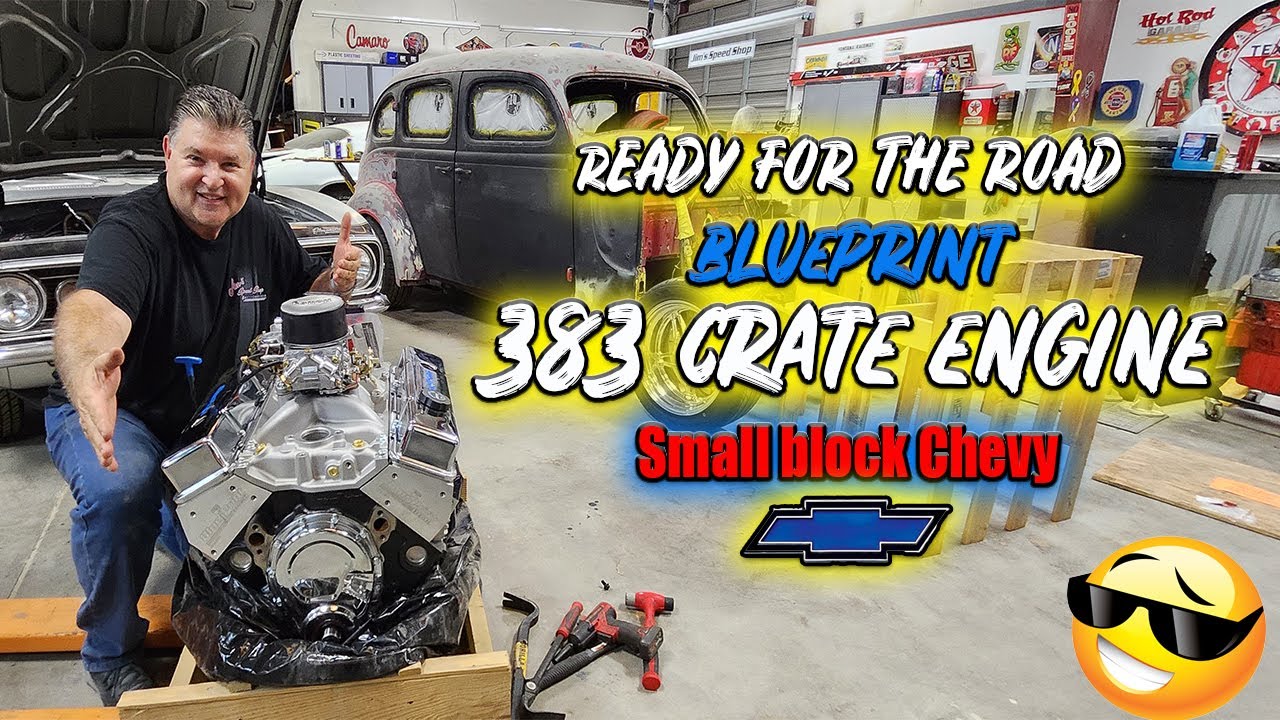 1977 K10 GETS NEW BluePrint 383 stroker crate engine. - YouTube
