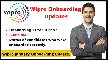 Wipro Onboarding Updates | Elite | Turbo | Jan-Feb Phase | Jan-April | ICIMS MAIL | Complete info