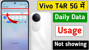 Vivo T4R 5g Mobile Daily Data Usage Settings | Vivo tr4 5g mobile me daily ka data kaise check kare