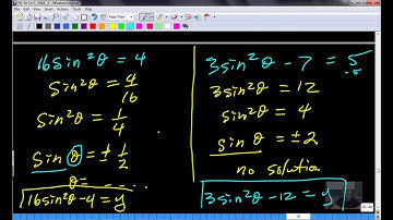 PC 30 5.4 #2of3 Solving Trig equations by graphing