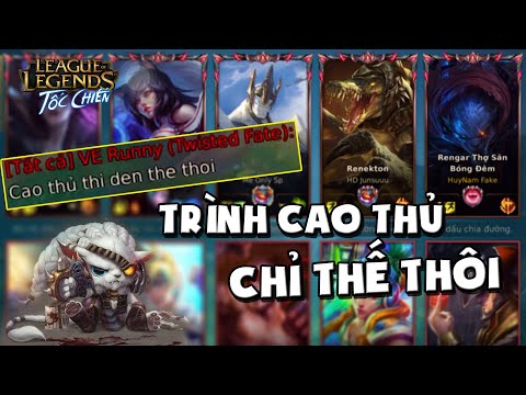 Liên Minh : Tốc Chiến | NÀY THÌ KHINH THƯỜNG RANK CAO THỦ | RENGAR CẮN KHÔNG TRƯỢT MIẾNG NÀO