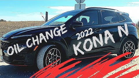 How to do an oil change on a 2022 Kona N