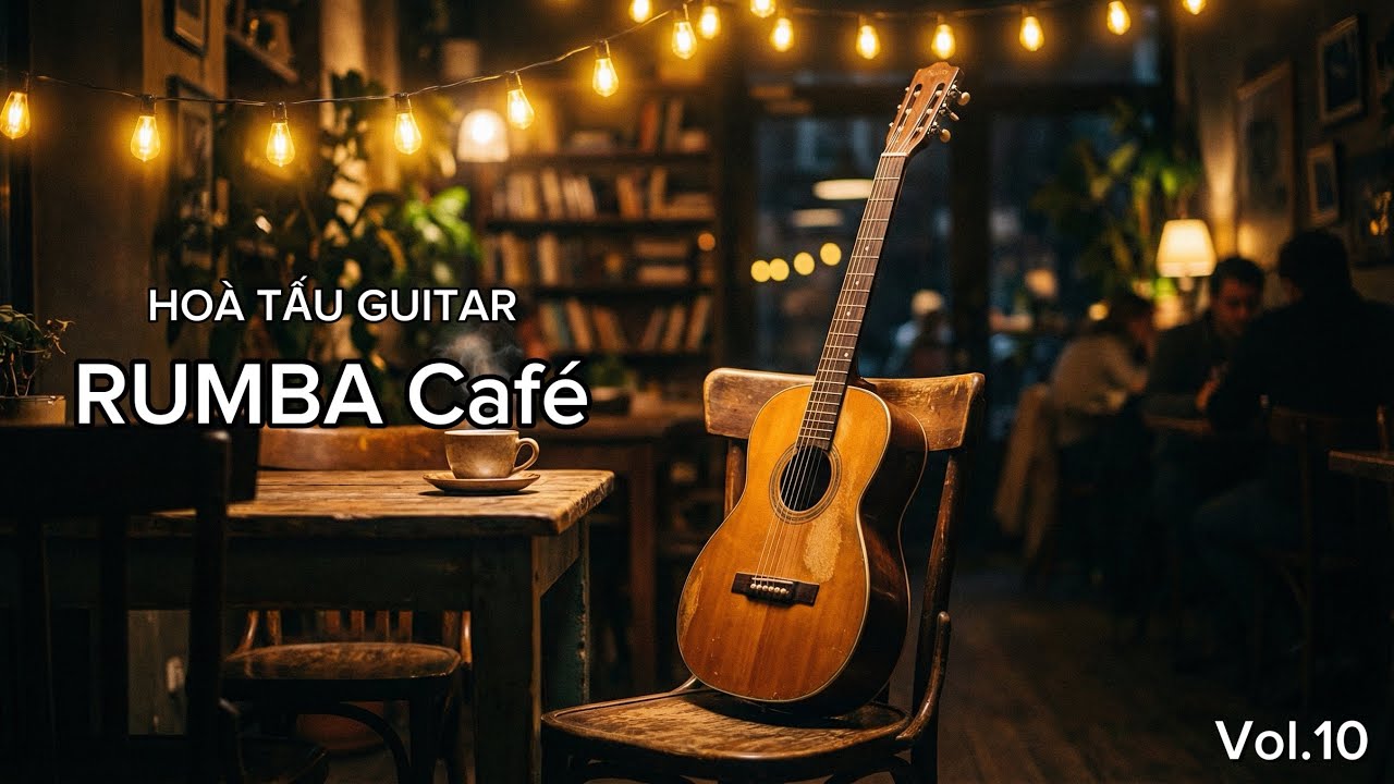 Rumba Café Vol.10 – Guitar Nylon Hoà Tấu Trữ Tình | Relaxing Café Guitar Music