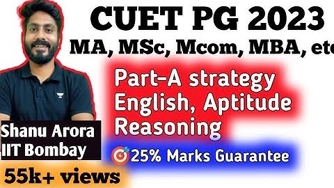 CUET PG Exam Part A English and mathematical reasoning preparation| how to prepare for CUET PG partA