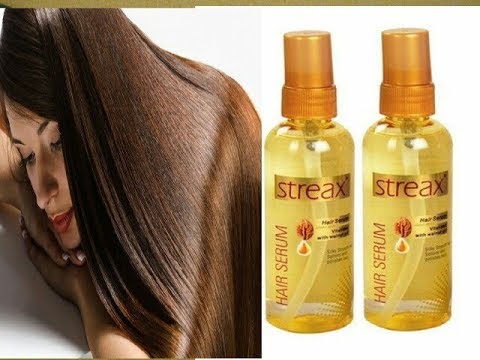 Streax Hair Serum Review ll Un Manageable..hair ab smooth & shiny hair  ...style kare ab apne hair - YouTube