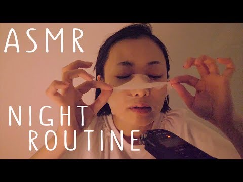 [ASMR,音フェチ]寝る前のスキンケアを囁きながら…zzz[ナイトルーティン]