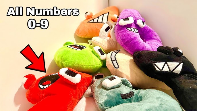 Number Lore Education Toys For Kids Number Soft Plushie Plush Toys Number  (0-9)