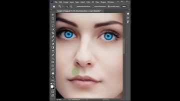 Change color of eyes in Photoshop