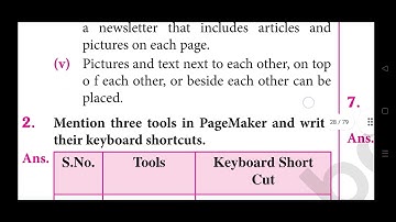12th Computer Applications Chapter 2 Introduction to Adobe Page Maker Book Back Question Answer 2022