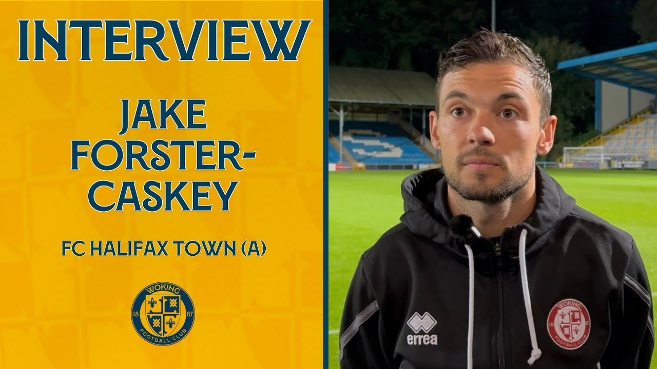 FC Halifax Town 1-1 Woking | Jake Forster-Caskey Interview
