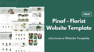 Pinaf Florist Website Template Develop Your Florist Website