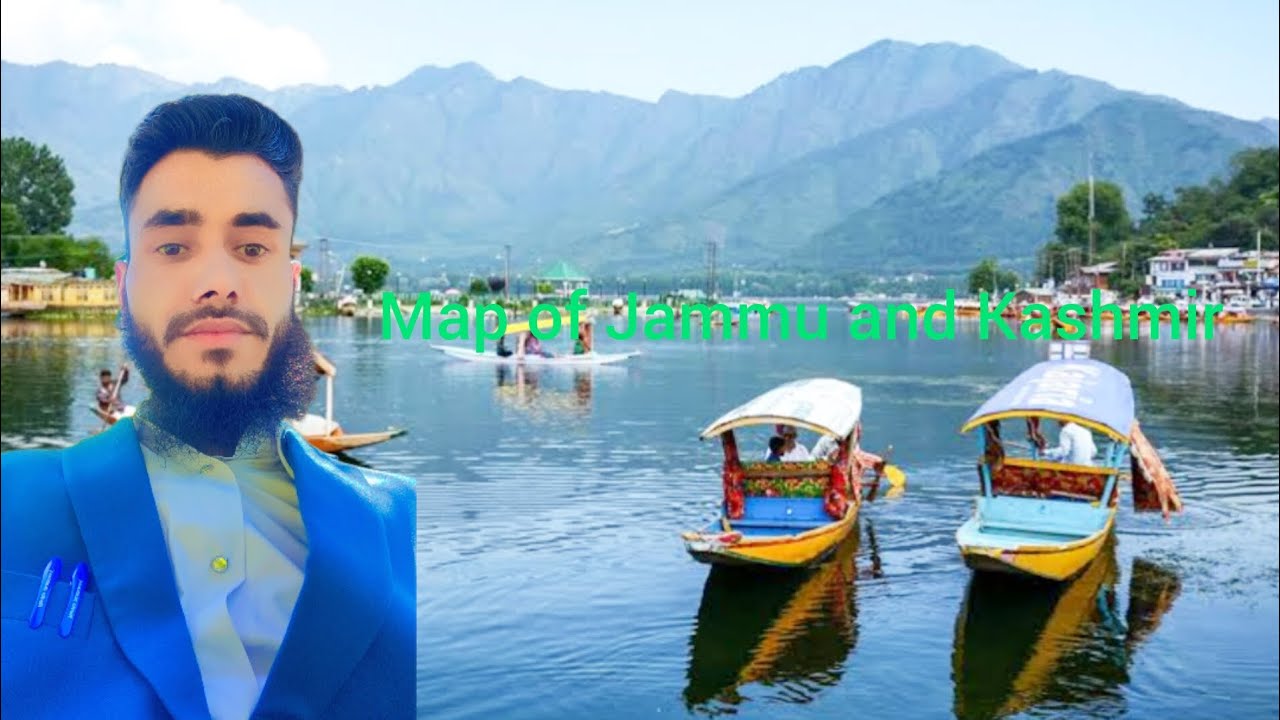 MAP of Jammu & Kashmir with Important Facts about J&K jkssb