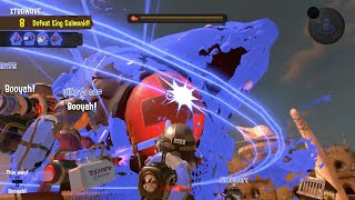 Splatoon 3: A claustrophic high-tide encounter with Joe in Salmon Run [43-32-37-xs, 39/1201]