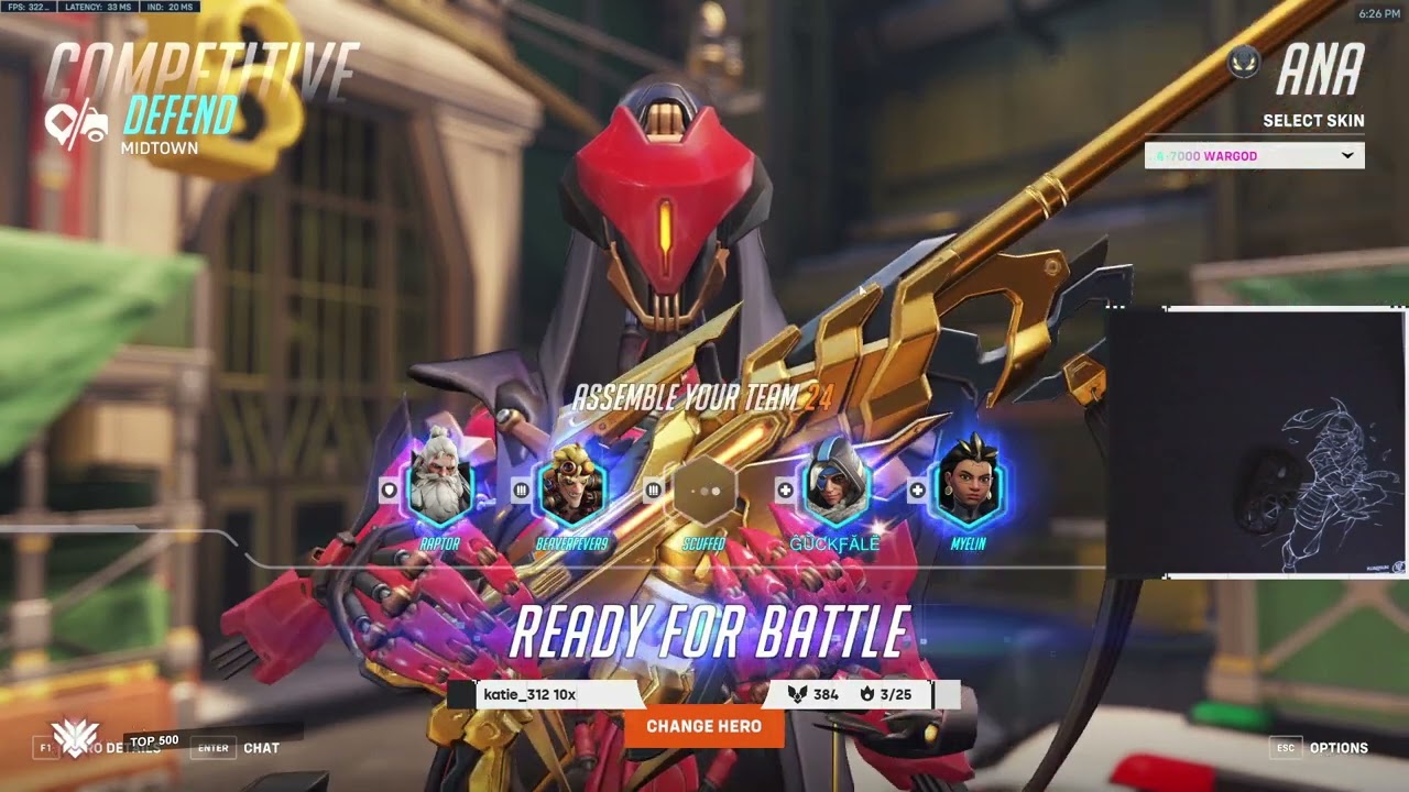 Ana is so broken! Gale Ana Overwatch 2 Season 6 Gameplay Top 500