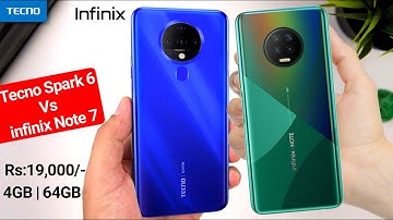 Tecno Spark 6 vs infinix Note 7 | Comparison Honest Review full details