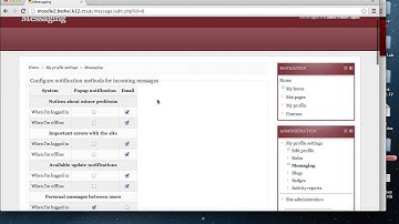 Moodle2 Email Notifications