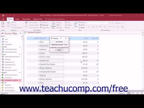 Acrobat Pro DC Creating PDFs Using the PDF Printer - Adobe Acrobat Pro DC Training Tutorial Course