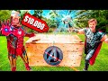 $10,000 MARVEL AVENGERS MYSTERY BOX UNBOXING! Real Life Superhero Gadgets