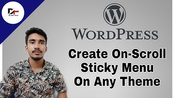 WordPress Sticky Menu | How to Add an On-Scroll Sticky Navigation Bar