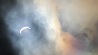 Celebrity Solar eclipse obscured by clouds, complete with prism effects moments before totality. Net Worth