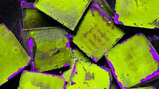 Beautiful purple gym chalk reformed blocks
