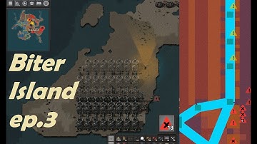 Factorio Biter Island ep3 - How Not To Change Your Power Network...