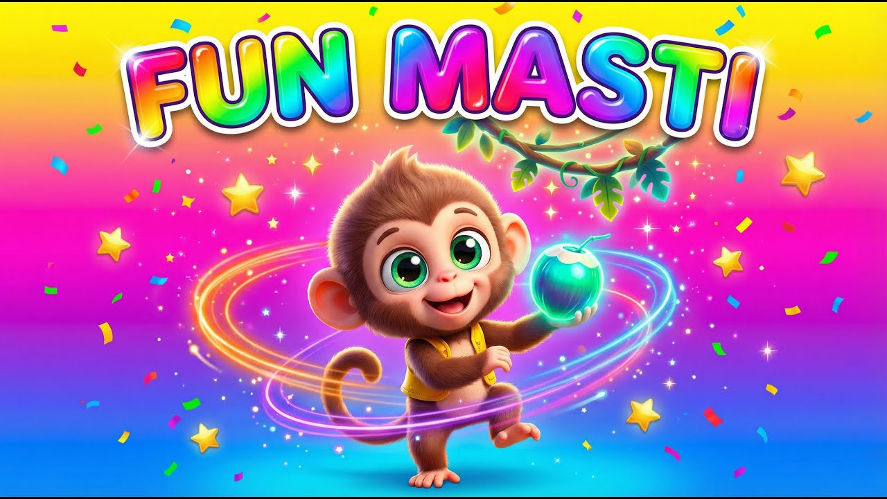 Chintu Monkey Dance Masti | Children Song | Cute Cartoon Animals | Sweetoons Official