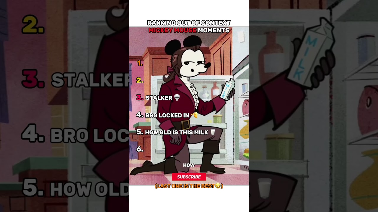 Ranking Out Of Context Mickey Mouse Moments 🤣