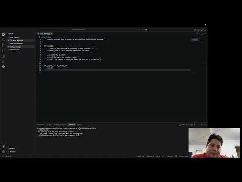 Hello World Program in Python | Alan Helaman Hernández Serrato