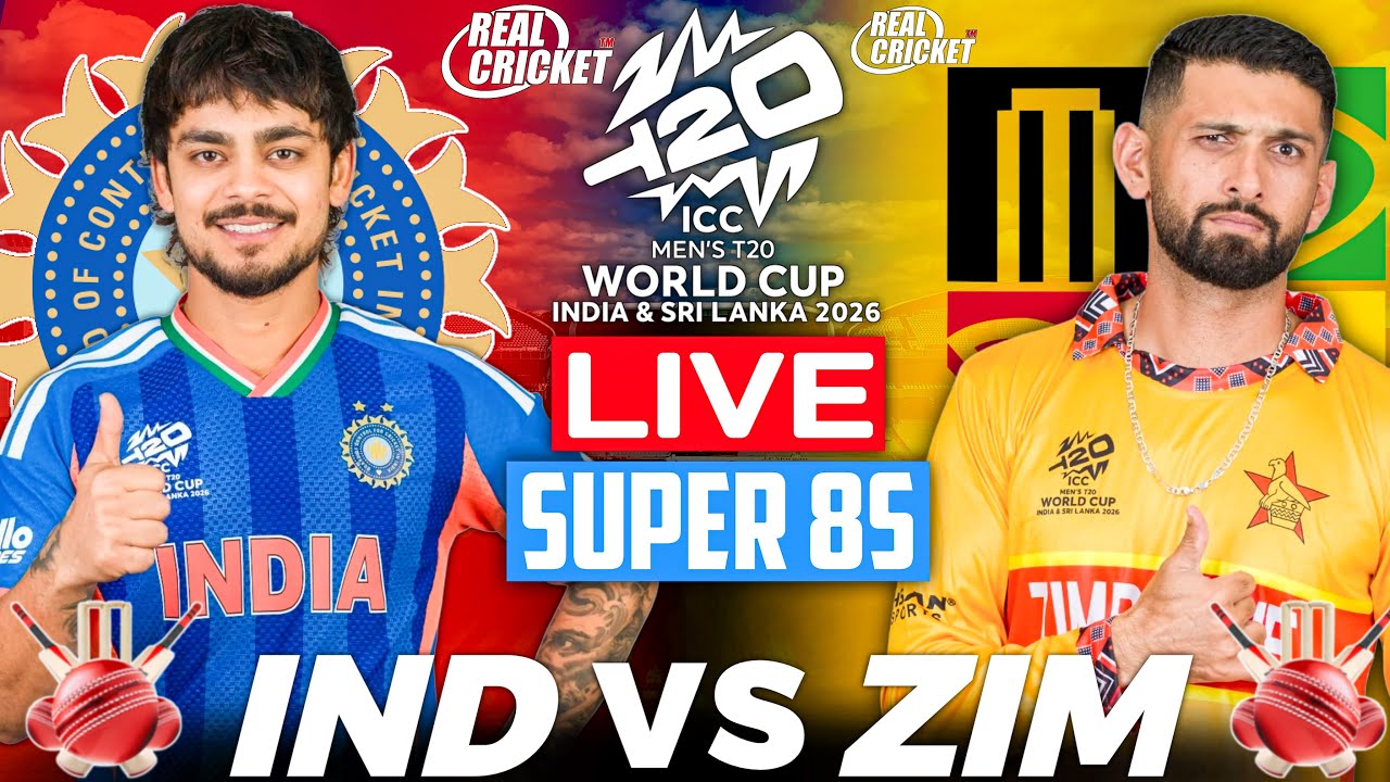 IND VS ZIM T20 WC 2026 | Epic Battle in Real Cricket 24 |