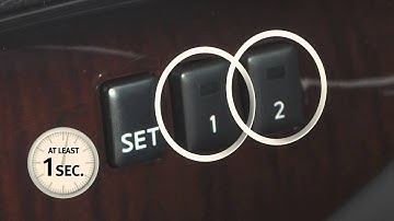 2014 Infiniti QX50 -  Automatic Drive Positioner (if so equipped)