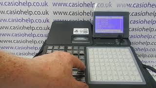 E035 Error Code Casio SR-C550 Cash Register
