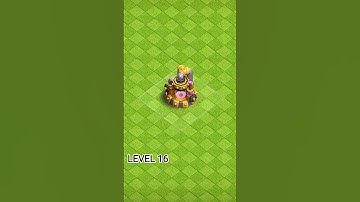 Elixir Collector Level 1 to 16 in Clash of Clan | #clashofclans #coc #shorts
